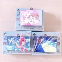 一番くじ プリキュア H賞 名場面 ラバーチャーム 3点セット