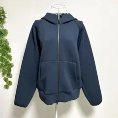グローバルワーク・S メンズ 長袖フルジップパーカー ネイビー 厚手のサムネイル