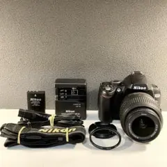 【すぐ使えるフルセット】Nikon D3000 レンズキット SLIK三脚付き すぐ使えるフルセット】Nikon D3000 レンズキット SLIK三脚付き - メルカリ