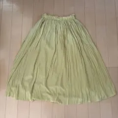 COLLAGE GALLARDAGALANTE ライトグリーン ロングスカート