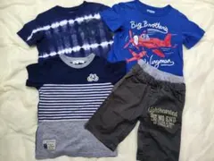 4点セット OSHKOSH BEBE Tシャツ ハーフ パンツ 110のサムネイル