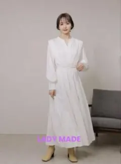 LADYMADE（レディメイド） サッシュベルトプリーツシャツワンピース　美品