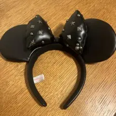 スタッズ付きミニーマウス耳カチューシャ