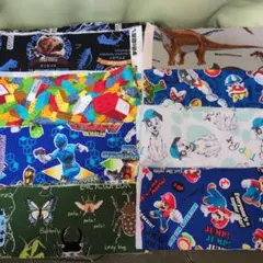 ハギレ　綿プリント生地