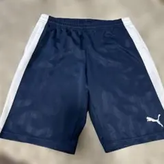 PUMA Lサイズ　ネイビー ショートパンツ サイドストライプ