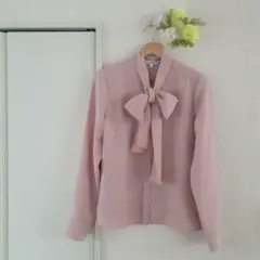 リボンブラウス 長袖