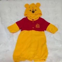 Disney Winnie the Pooh ベビーロンパース フード付き