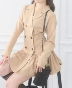 MAJESTIC LEGON レースアップジャケットミニワンピのサムネイル
