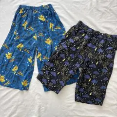 男の子　ステテコ　130 ポケモン　ユニクロ　UNIQLO 夏　パジャマ