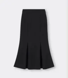 カットソーマーメイドロングスカートZ+E ブラック ユニクロ GU