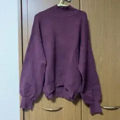 スウェットライクニット ニット