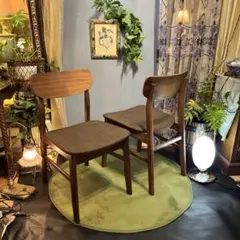 Sale 座面色オーダー可　2脚セット　コンパクトチェア 　北欧スタイル Sale 座面色オーダー可 2脚セット コンパクトチェア 北欧スタイル