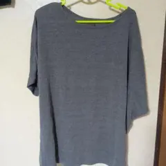 ドルマン袖 カットソー グレー