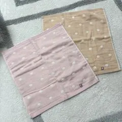 今治タオル　ハンドタオル2枚セット　水玉