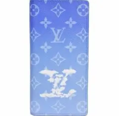 Louis Vuitton 二つ折り財布 青