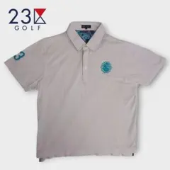 大サイズ 美品 23区GOLF ポロシャツ 4L ホワイト メンズ ゴルフウェアのサムネイル