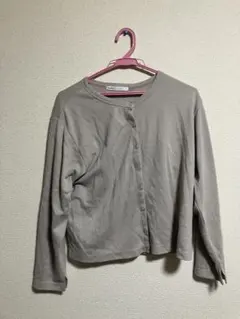 【断捨離】引退セールめちゃ安い【83】ikka 長袖カーディガン L ベージュ