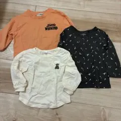 ロンT 3枚セット　80cm ベビー　刺繍