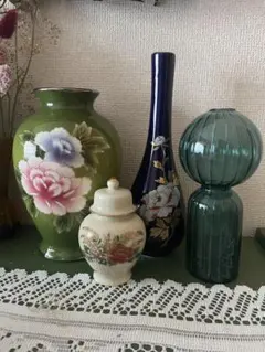 フラワーベース　壺　花瓶　セット