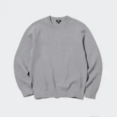 ユニクロ　ウォッシャブルストレッチミラノリブクルーネックセーター