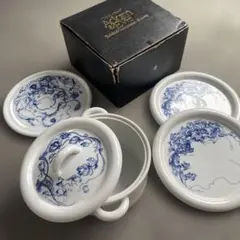 豪華4点セット◆たち吉Adam & Eve 陶器製 鍋 プレート食器スープポットのサムネイル