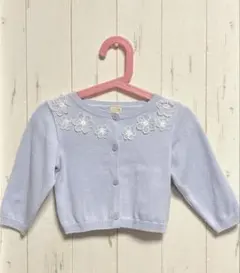 ゆ*ん様 プティマイン　カーディガン　ラベンダー　S(80-90cm) 姉妹リン