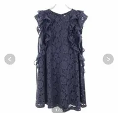 【値下げ‼️】 SNIDEL（スナイデル）★レース ノースリーブ ミニワンピース