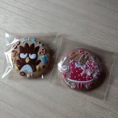 サンリオ刺繍缶バッジ