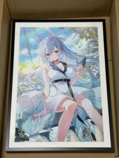 アールビバン 七草 版画 「枯れ果てゆくもの」ミクスドメディア 25部
