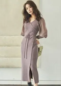 ニットワンピース