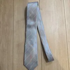 uniform experiment グレー ストライプ ネクタイ