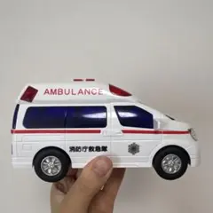 最終値下げ★NISSAN ELGRAND 救急車 ミニカー 本体　動作確認済みのサムネイル