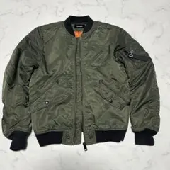 現行タグ 未使用級 ディーゼル　384　ＭＡ－1　ストレッチ　グレー ディーゼル(DIESEL) ma-1 その他のメンズジャケット・アウター