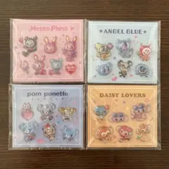 セブンイレブン　ナルミヤキャラクターズオリジナルぷっくりシールセット 4種類