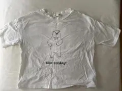 ay w. closet クマ Tシャツ Mサイズ ホワイトのサムネイル
