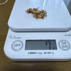 ままんれーぬ様専用18Kチェーンネックレス 箱付き