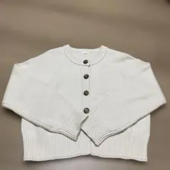 ＧＵ　ミドルゲージクルーネックカーディガン　Ｓサイズ