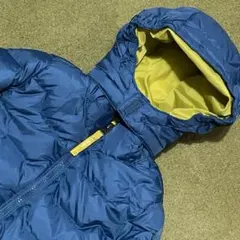 ボア付★LLBean ★ダウンジャケット★ブルー★5～6歳★ダウンテック★フード