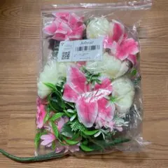 ⭐️特別SALE⭐️造花 ユリの花 菊の花 仏花 仏壇花 インテリア 白 ピンク