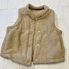 【リバーシブル】フリース ベスト 90サイズ