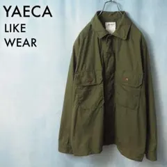 YAECA LIKE WEAR｜16SS Baker Shirt（Olv・M）のサムネイル