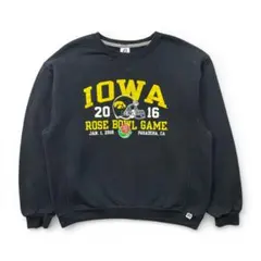 USA古着 ラッセル アイオワ大学 カレッジ ローズボウル ガゼット スウェット