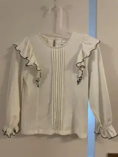 GLOBAL WORK キッズ　フリル付きブラウス　130