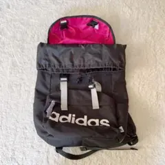 adidas バックパック ブラック×ピンク