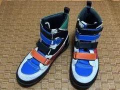 カステルバジャック　4連ベルト装飾　オールレザースニーカー　/24.5cm　本革のサムネイル