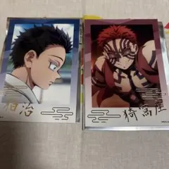 鬼滅の刃 箔押しブロマイド 無限城 狛治 猗窩座