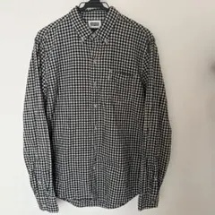 Levi's リーバイス ギンガムチェック ボタンダウンシャツ ネイビー M