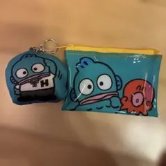 サンリオ　ハンギョドン　クッションキーホルダー　ポーチ