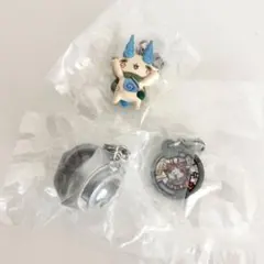 妖怪ウォッチ めじるしアクセサリー コマさん　妖怪メダル　3種セット　ガチャ