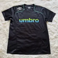 UMBRO アンブロ ロゴTシャツ ブラック グラデーション Ｌサイズ　a002のサムネイル